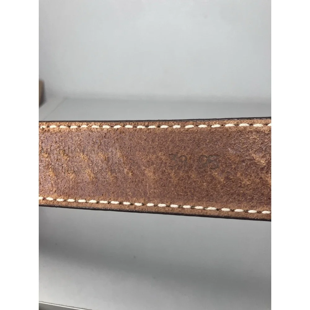 Vtg Torel 565 Top Grain Cowhide Belt Sz 39 Brown Tooled Leather Belt Texas